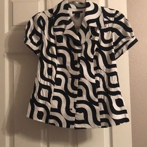 Worn once button up blouse